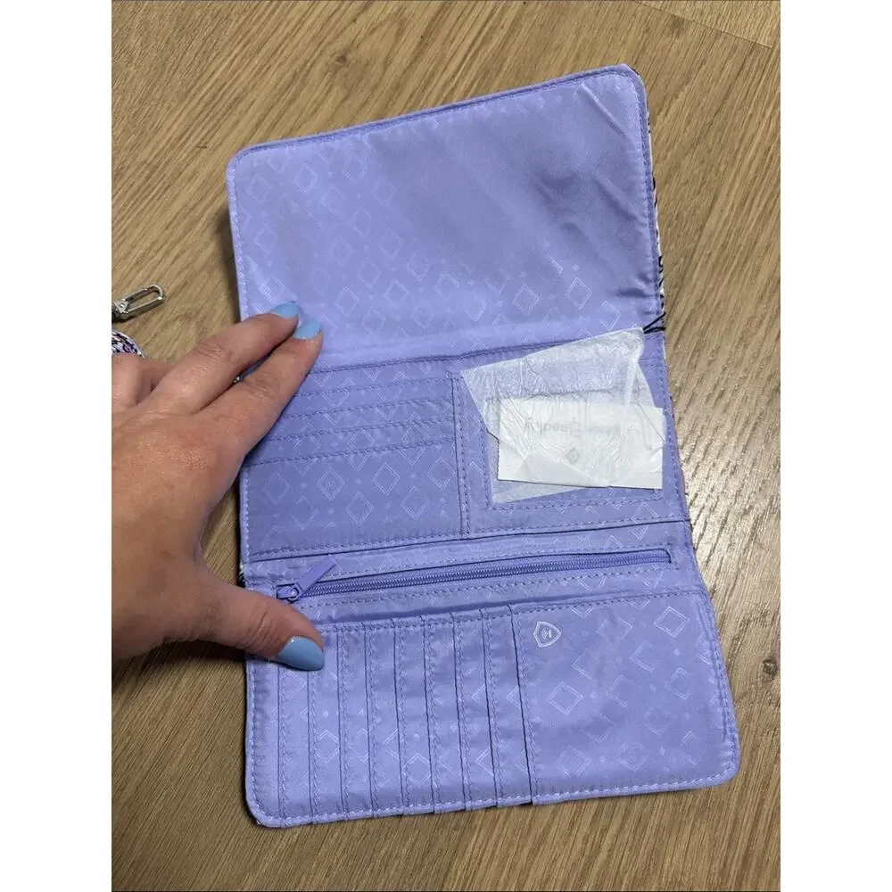 Vera Bradley quilted wristlet